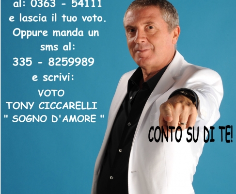 TONY CICCARELLI …..e la musica.